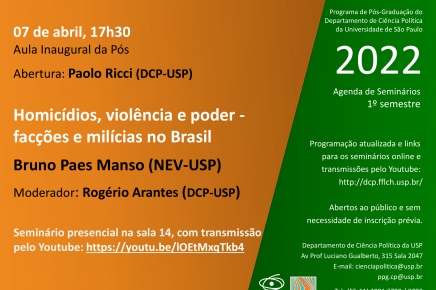 #1 Seminário DCP-USP